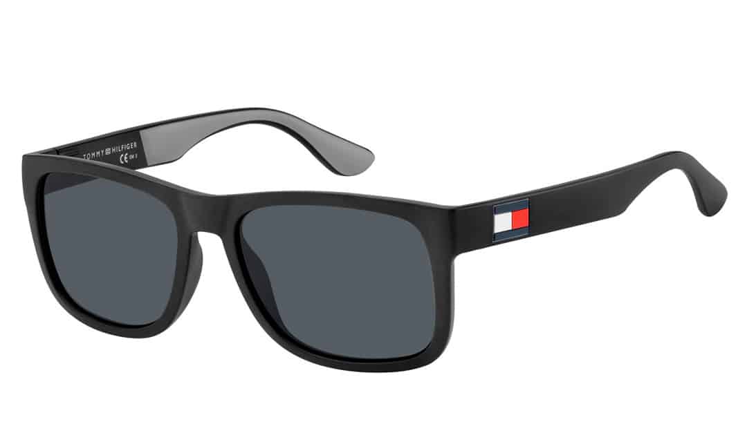 Tommy Hilfiger Plastic black rectangular Sunglasses 1556/S from eyewear collection 2021