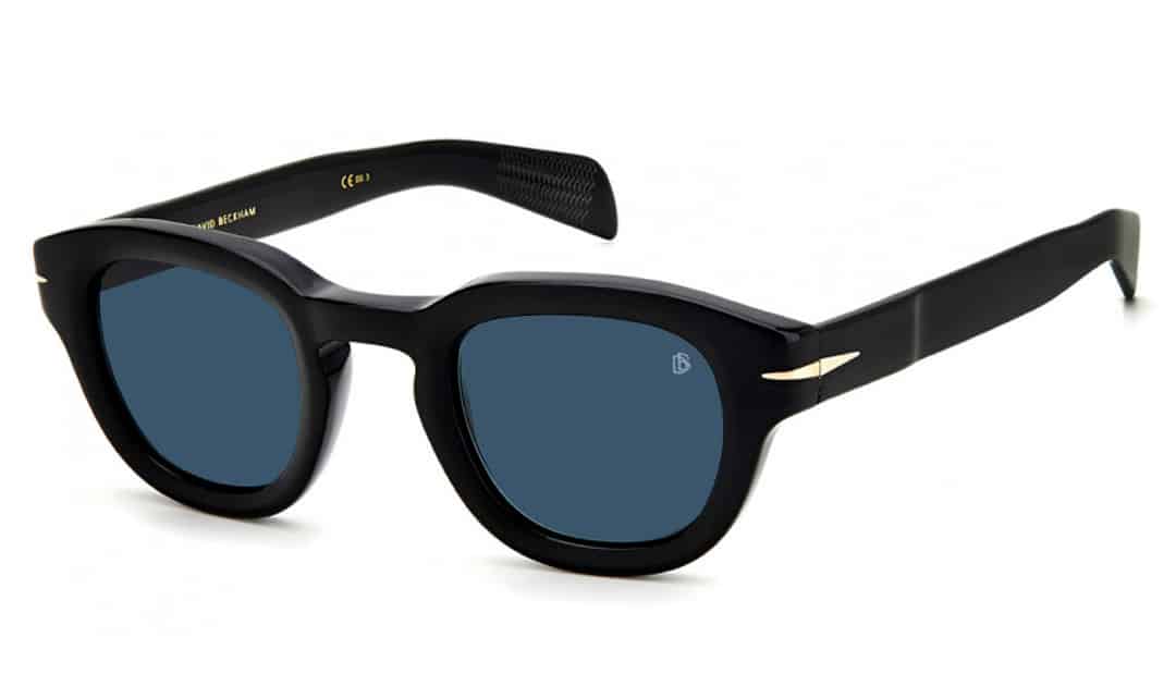 Square-shaped Sunglasses 7062/S in black from DB Eyewear collection FW 2021