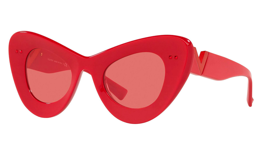 Red Valentino cat-eye sunglasses from acetate VA4090