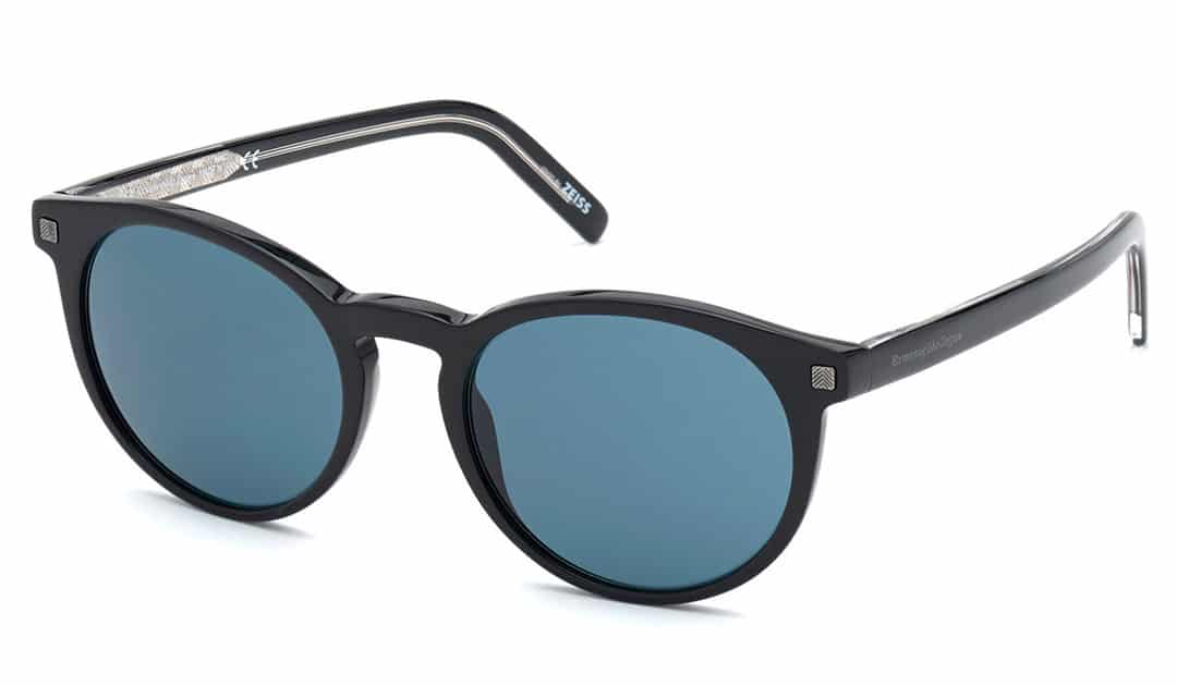 Ermenegildo Zegna plastic black sunglasses EZ0172 