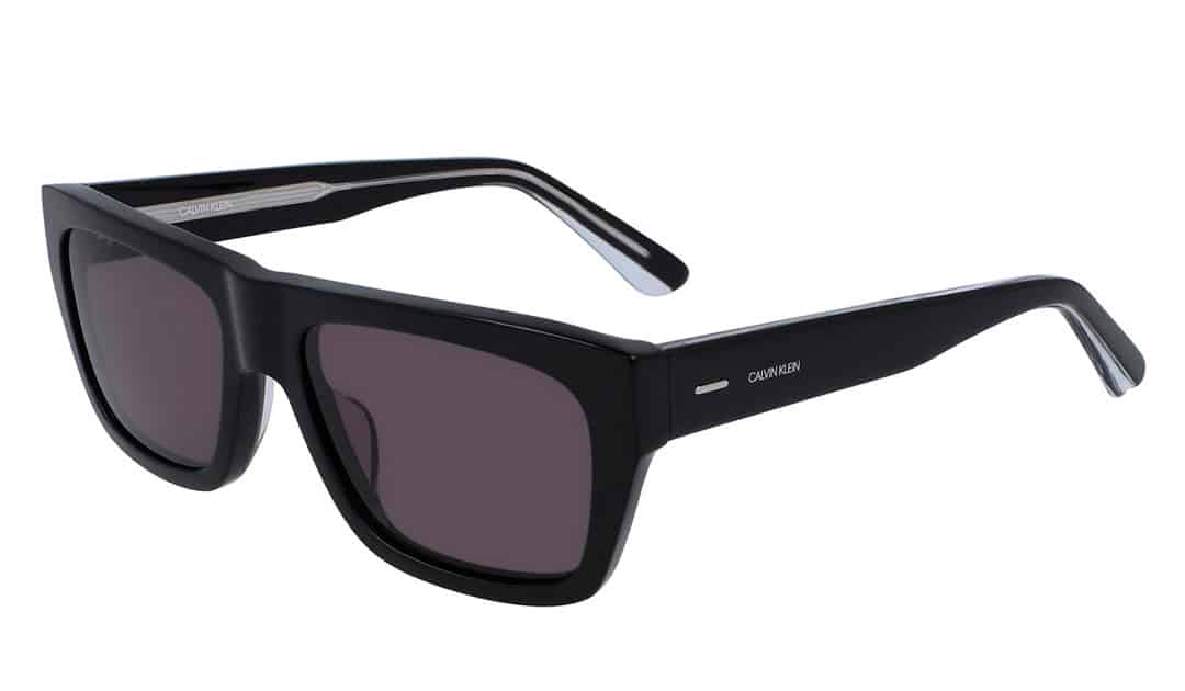 Calvin Klein black rectangle sunglasses CK20539S