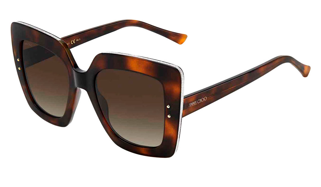 Jimmy Choo Sunglasses in Havana color AURI/G/S