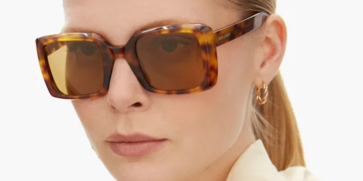 Saint Laurent square sunglasses for women SL 497 