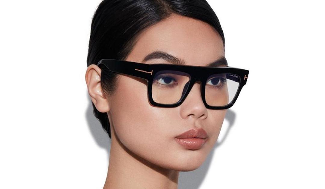 Tom Ford women's classic eyeglasses FT0847 Renee in square shape