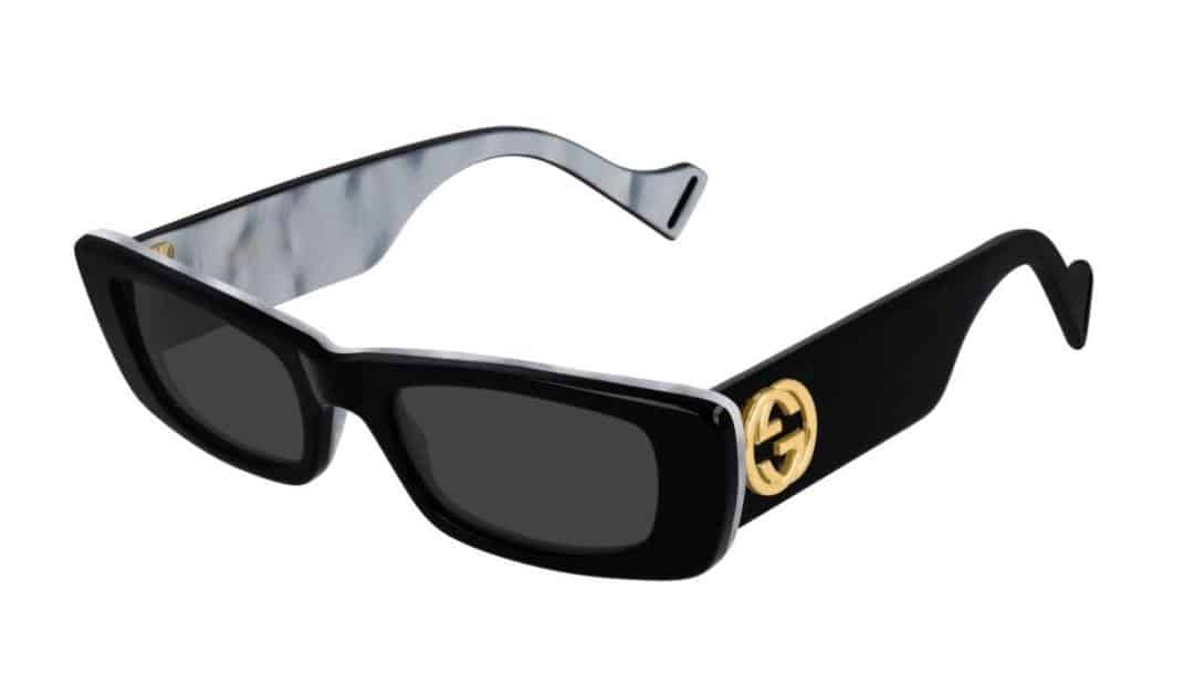 Gucci rectangle plastic sunglasses GG0516S for women
