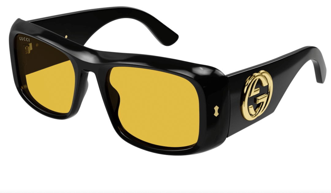 Gucci bold rectangle full-rimmed acetate sunglasses GG1251S 