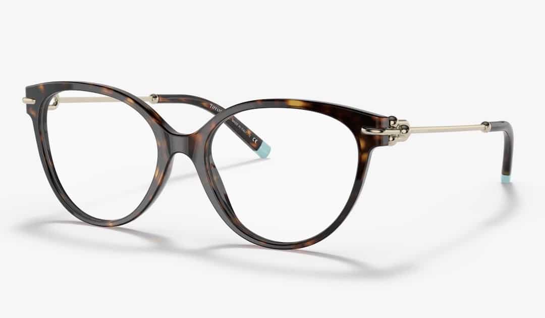Tiffany women's eyeglasses TF2217 in cat-eye style from acetate