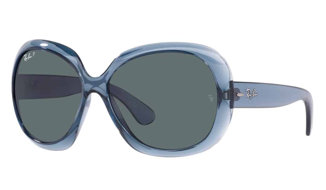 Women's Plastic Sunglasses Ray-Ban Jackie Ohh Ii RB4098 Transparent Blue
