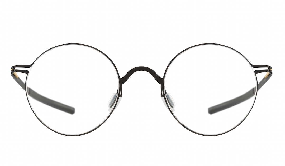 Pluto round frame from ic! berlin unisex eyeglasses