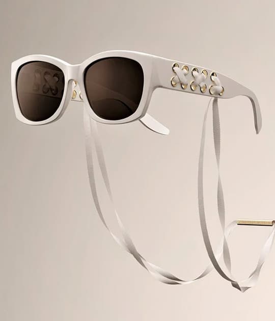 Acetate sunglasses Barton-Perreira-Cora-Ivory-White