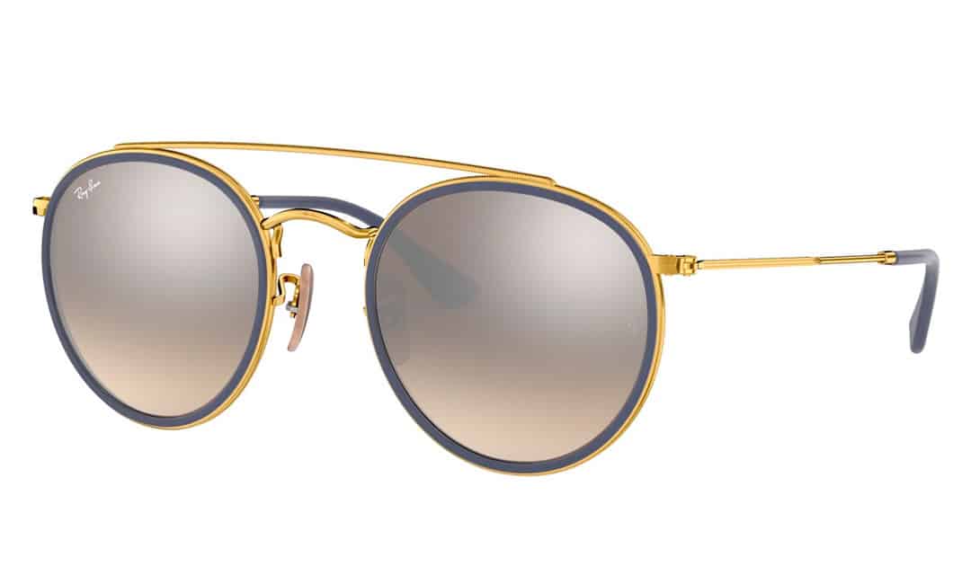 Round metal sunglasses Ray-Ban RB3647N Arista for women