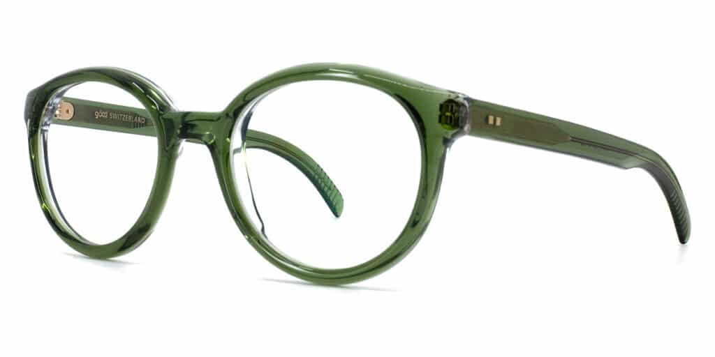 Götti Hares Eyeglasses Green Side