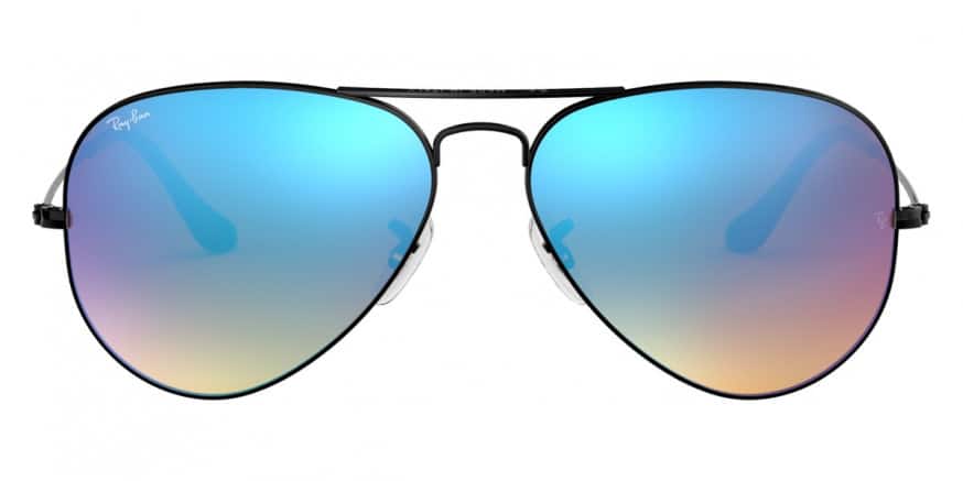 Ray-Ban RB3025 Black Brown Gradient Mirrored Blue Main