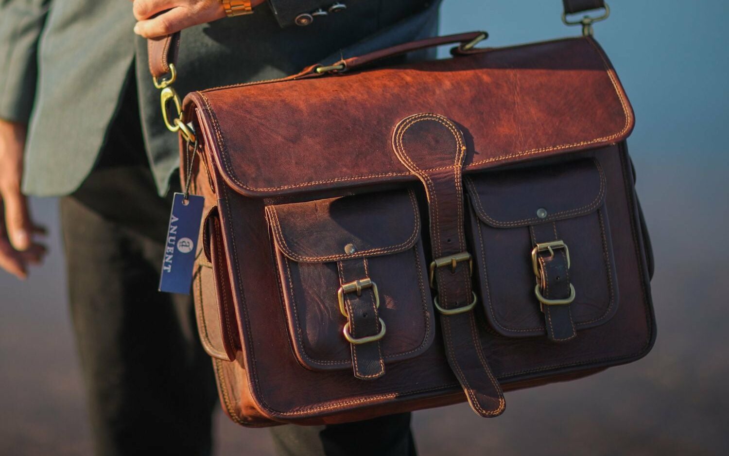Anuent Leather Briefcases