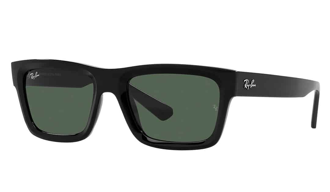 Black Ray-Ban Rectangular Sunglasses Warren RB4396F