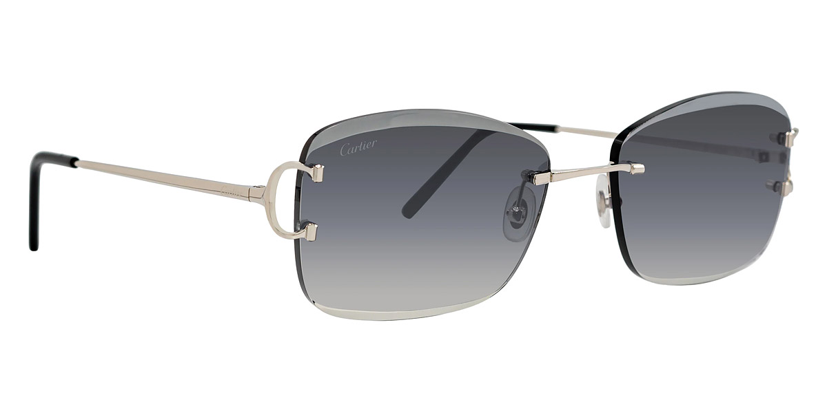 Cartier™ CT0010RS 001 57 - Silver Signature C de Cartier