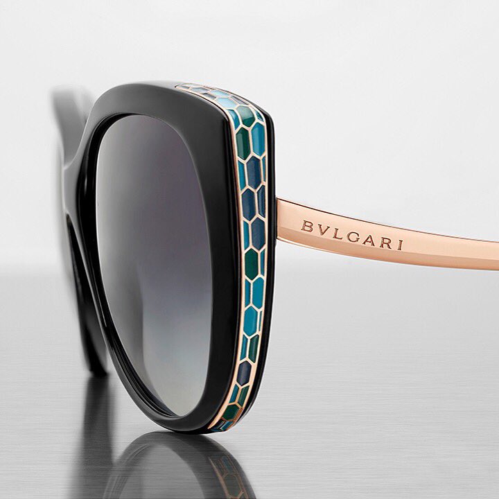 eyewear from the Bvlgari brand have sophisticated and stylish details