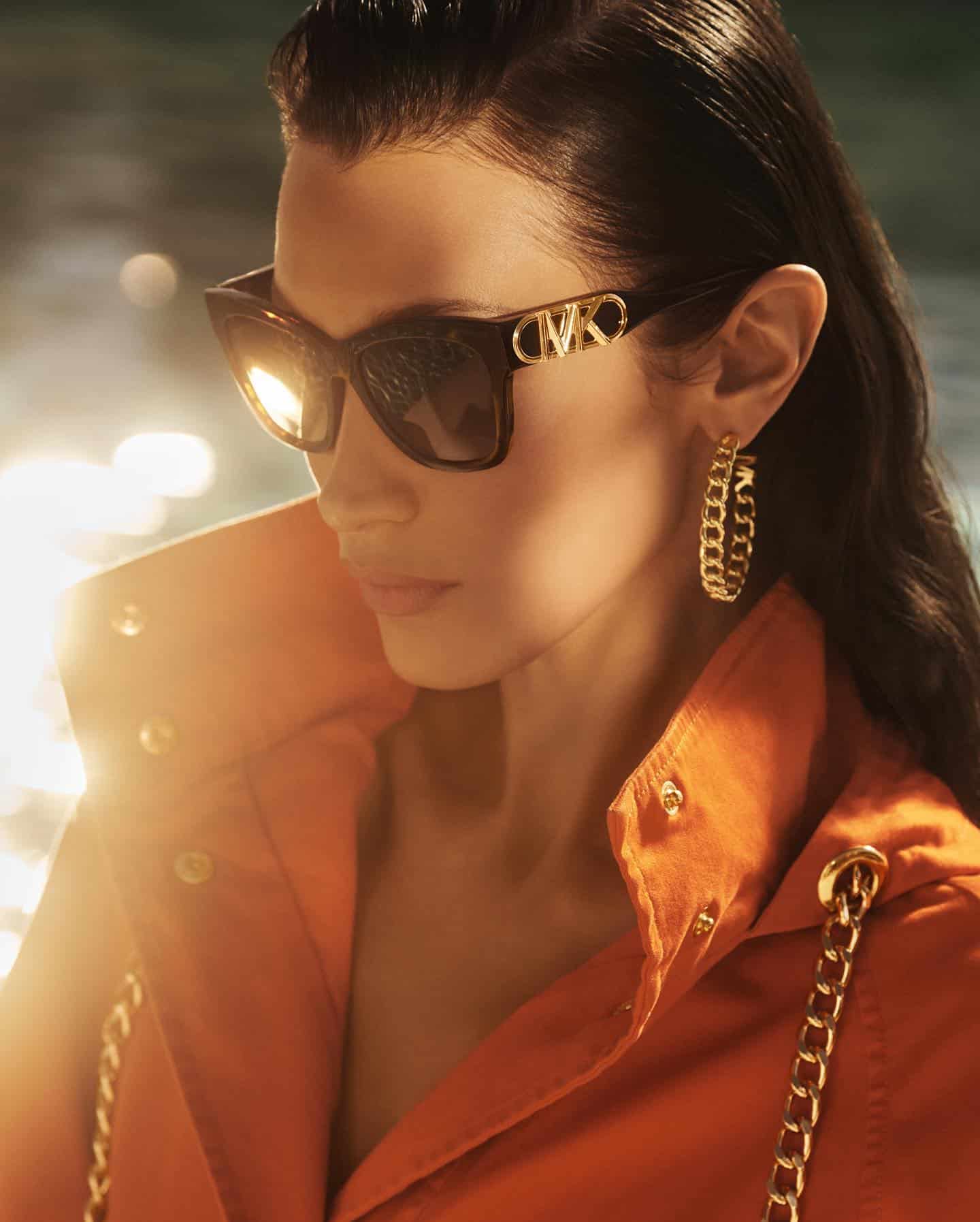 Bella Hadid looks amazing in Michael Kors sunglasses