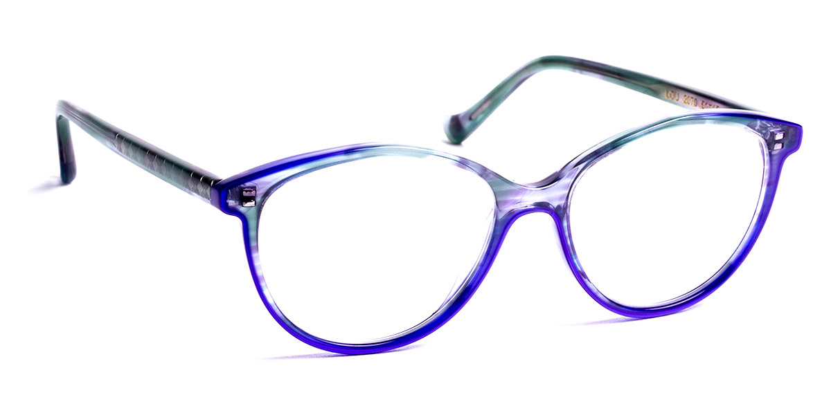 J. F. Rey™ Lou 2070 51 - Blue Marble/Purple