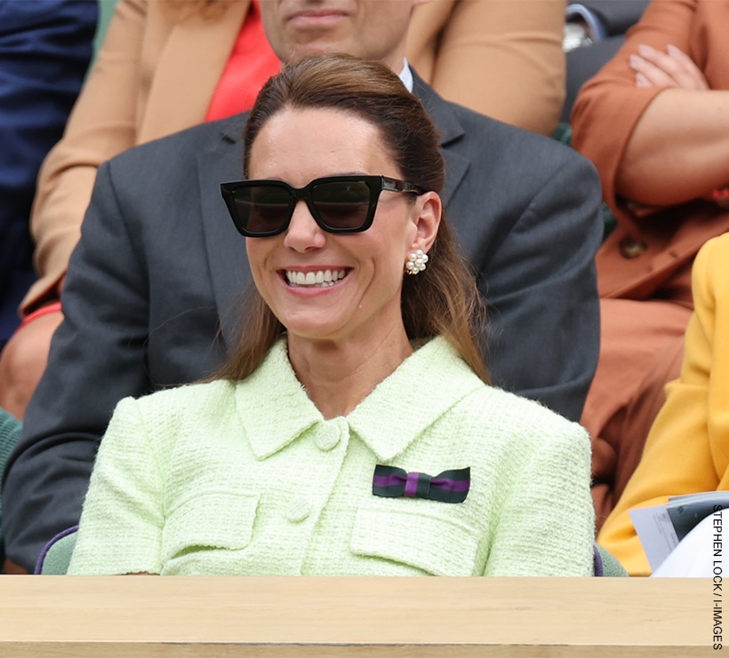 Kate Middleton with sunglasses Victoria Beckham VB644S wimbledon ladies finals 2023