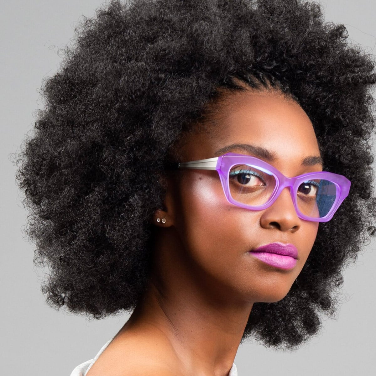 Kirk & Kirk™ Layla 54 - Indigo - stylish purple glasses can transform your image from simple to sophisticated
