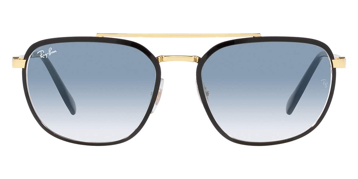 Ray-Ban™ RB3708 90003F 56 - Black on Gold
