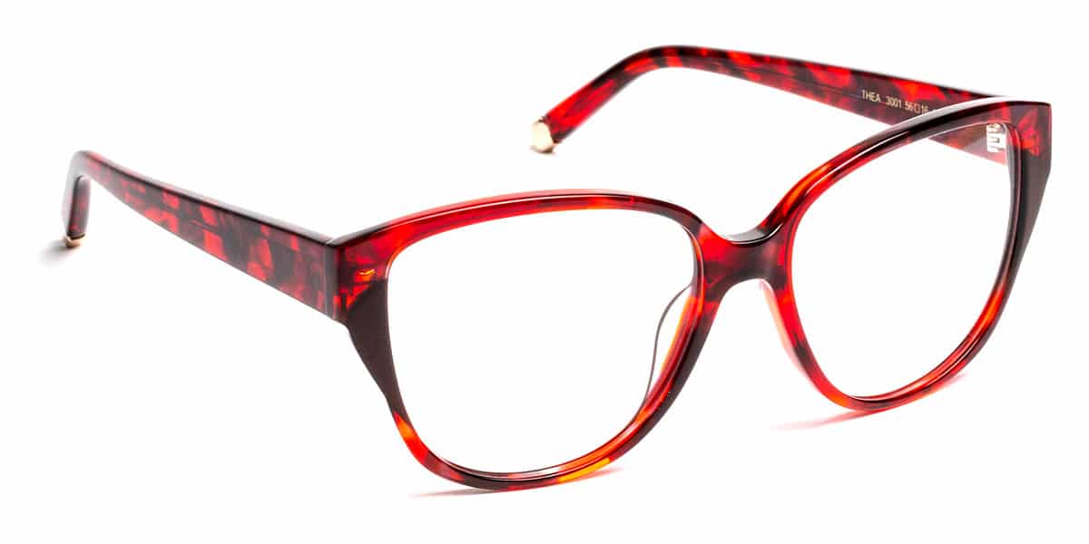 J. F. Rey™ Thea 3001 56 - Red Refined/Black

