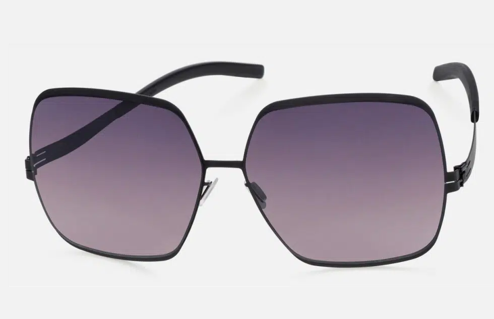 Ic! Berlin Angelina T. Black Sunglasses Side View