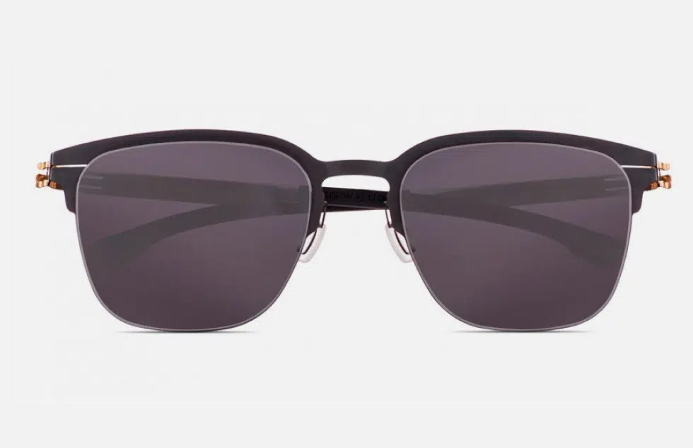Ic! Berlin The Antihero Black Sunglasses Front View