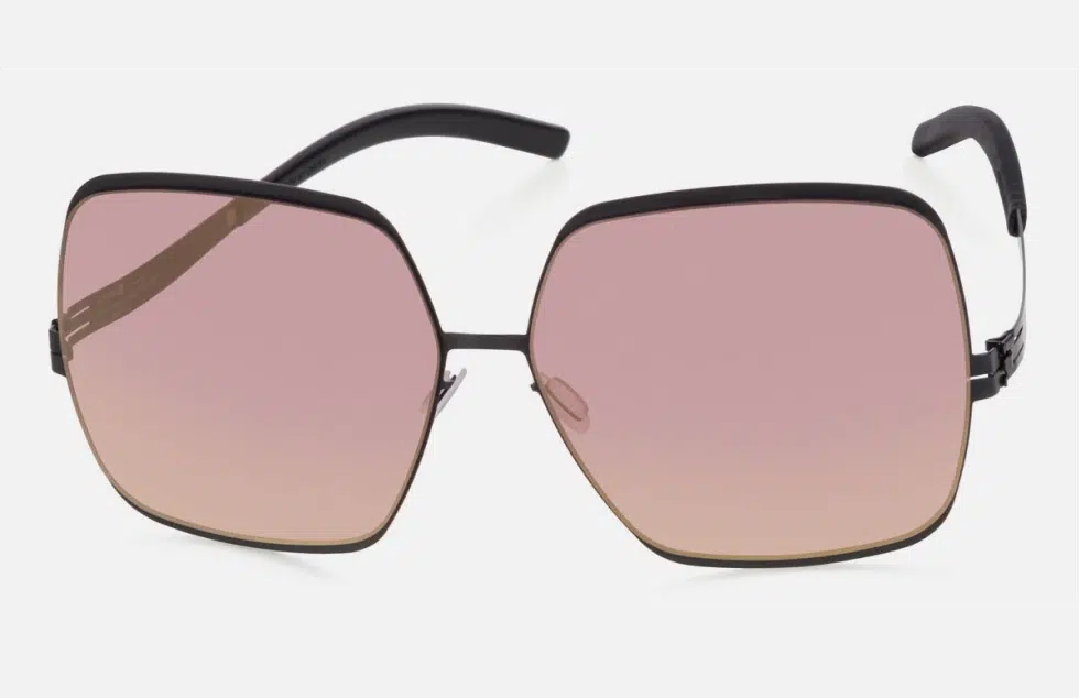 Ic! Berlin Angelina T. Black Sunglasses