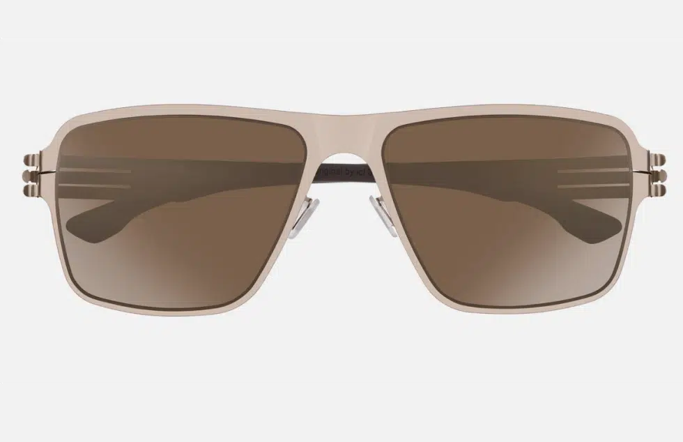 Ic! Berlin Steve B. Bronze Sunglasses Front View