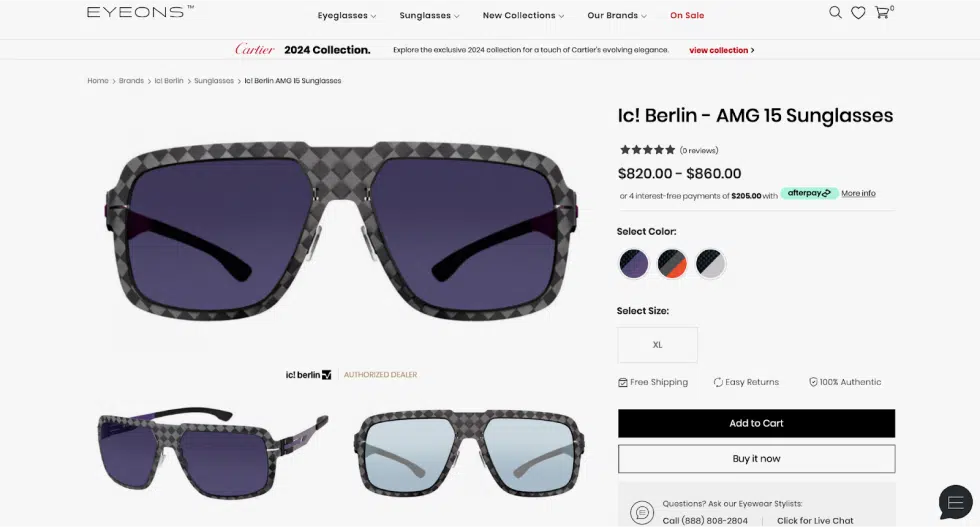 EyeOns ic! berlin product page