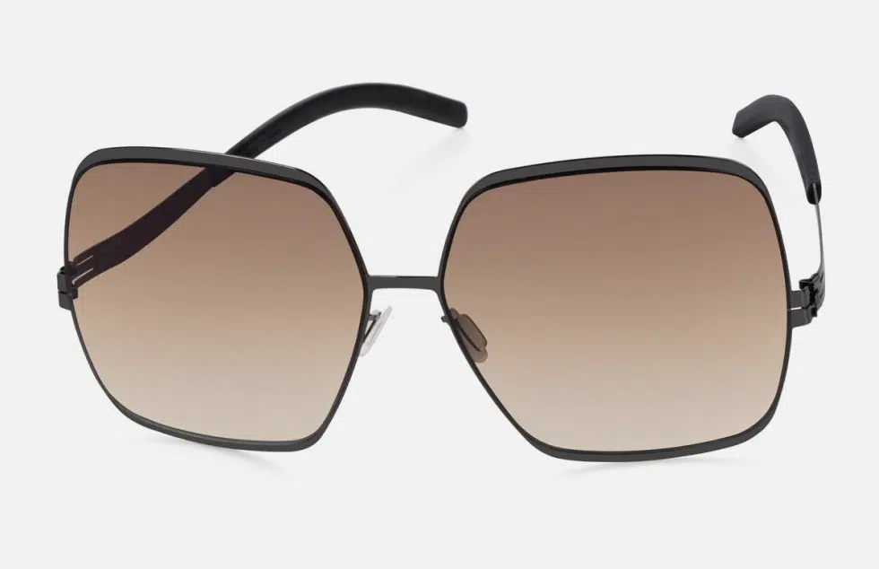 Ic! Berlin Angelina T. Gunmetal Sunglasses Side View