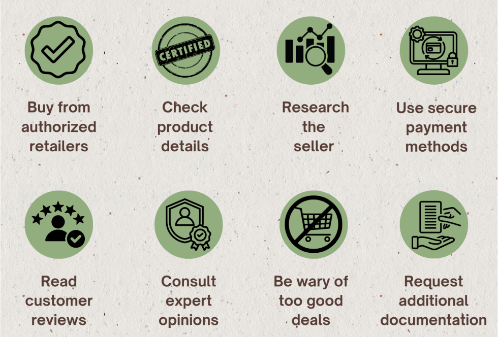 How to buy authentic ic! berlin glasses infographic