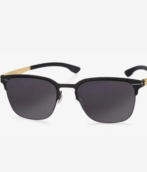 Ic! Berlin The Antihero Black Sunglasses Side View