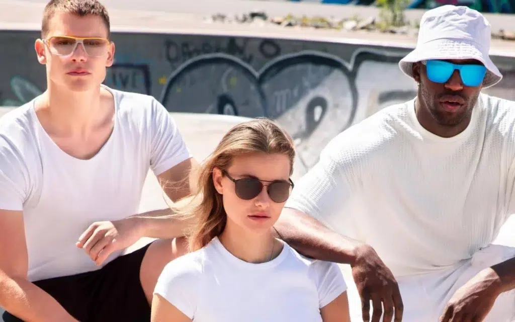 People wearing ic! berlin sunglasses