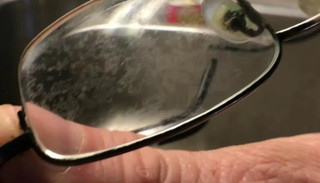 Scratched lenses should be replaced