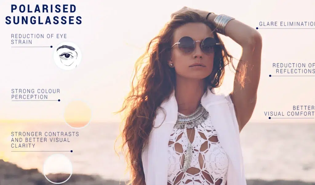 The main features of polarized sunglasses