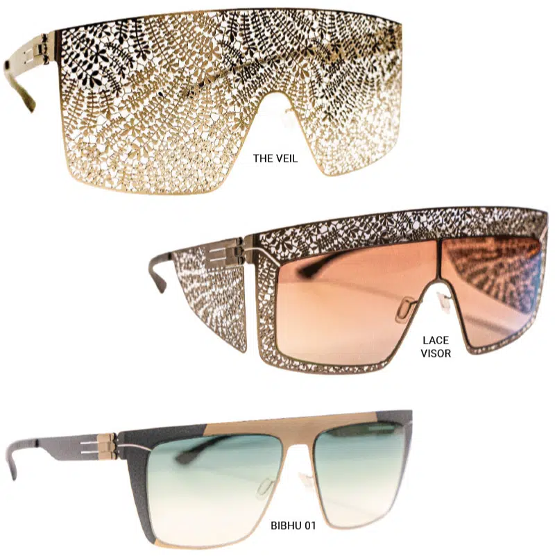 Exclusive models from ic! berlin x Bibhu Mohapatra limited edition