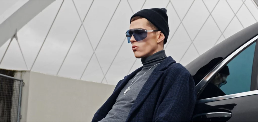 ic! berlin MB Shield sunglasses