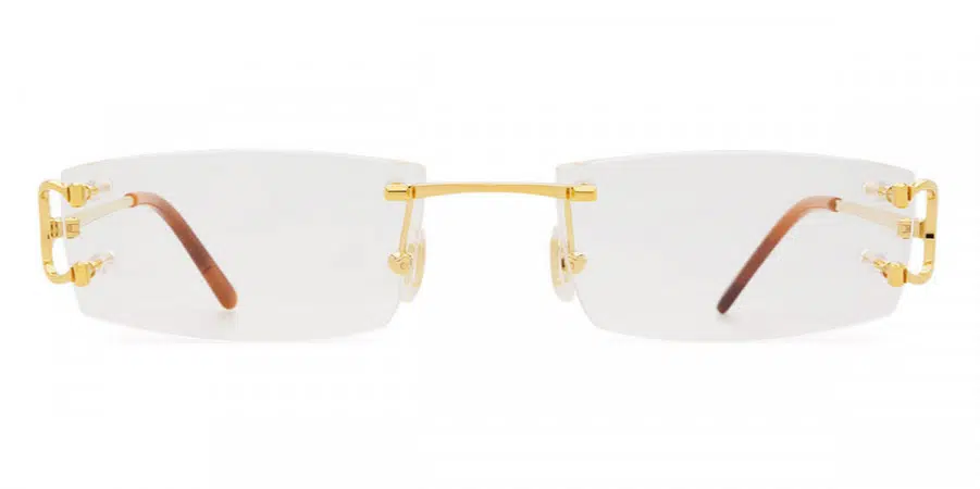 Cartier CT0092O gold eyeglasses