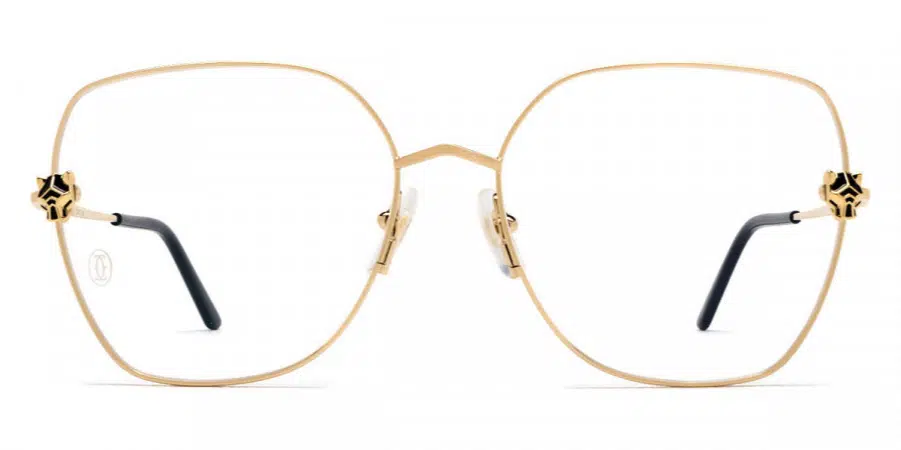 CT0417O Panthère de Cartier gold eyeglasses 