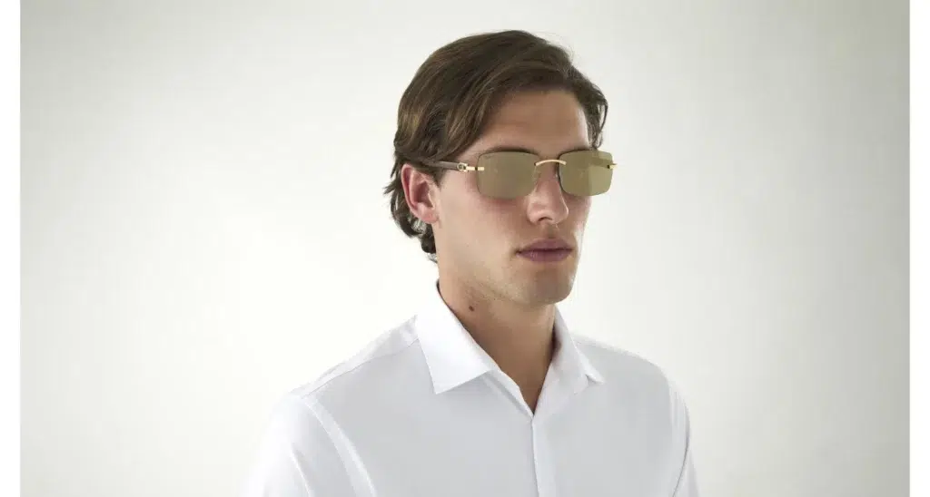 Signature C de Cartier sunglasses on model