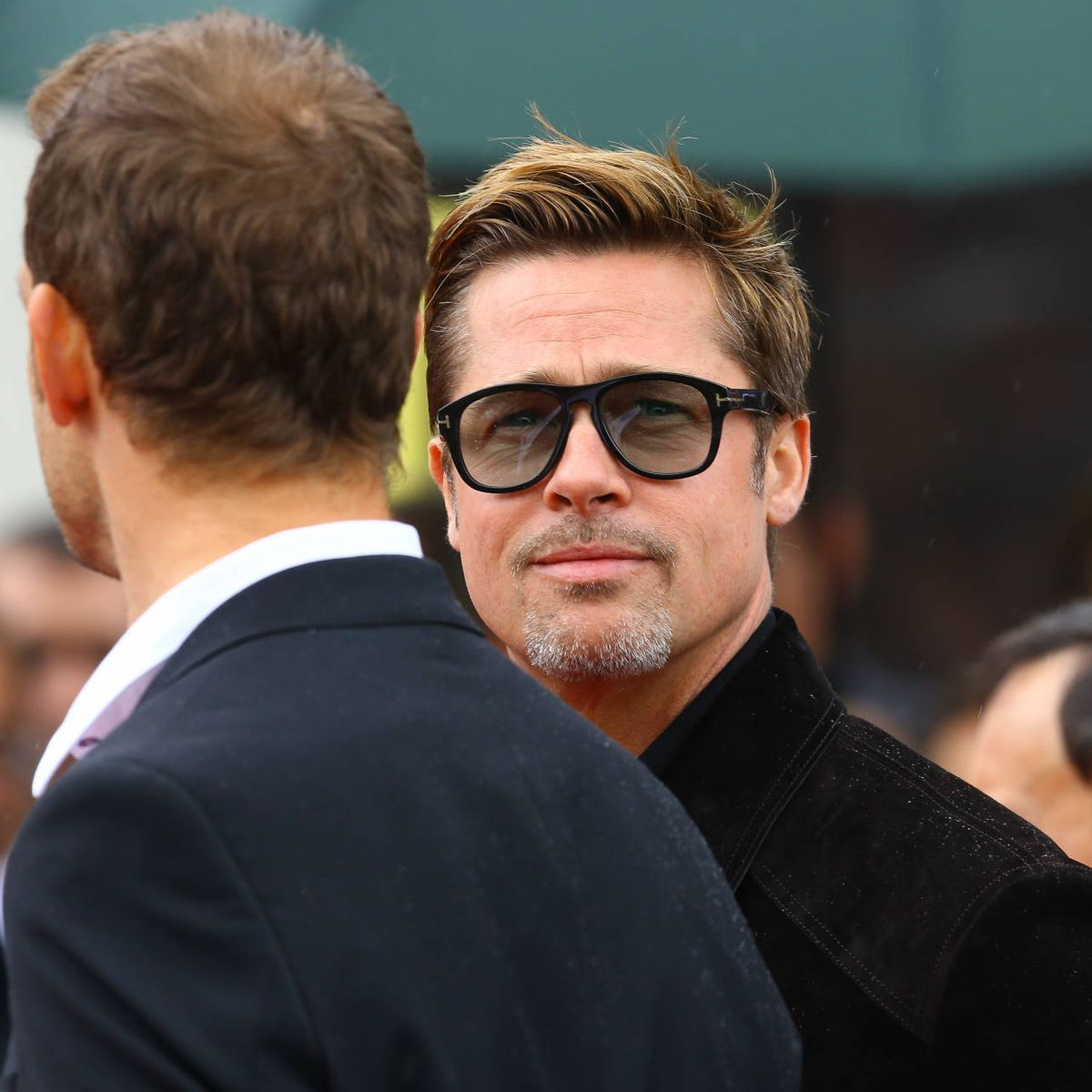 Brad Pitt Wears Tom Ford FT5440P