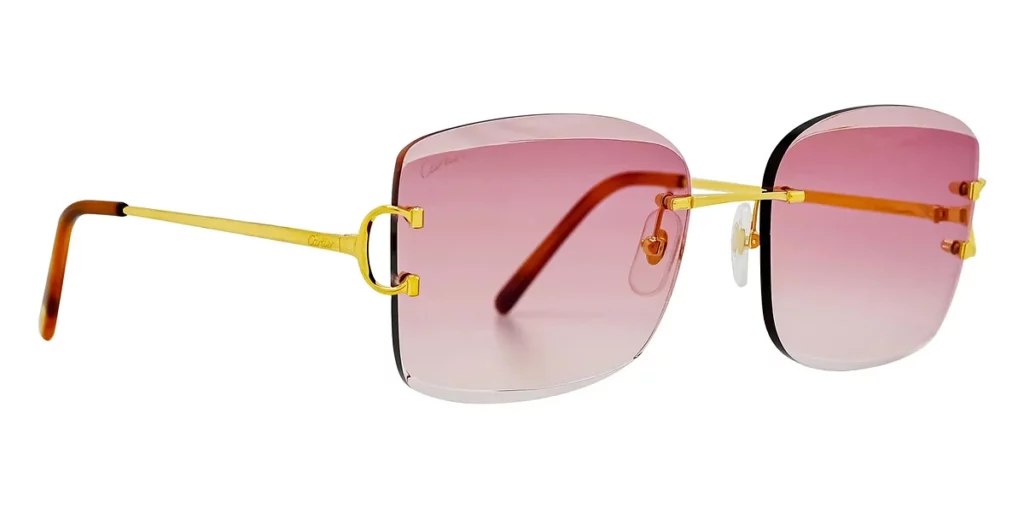 Cartier CT0007RS Gold Gold / Red Multi Signature C de Cartier shades