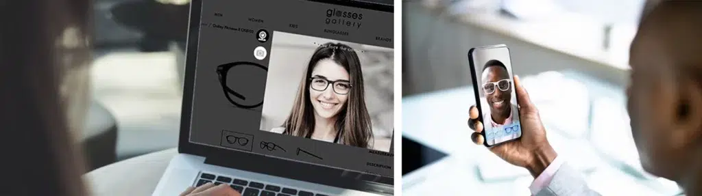 Shopping glasses online