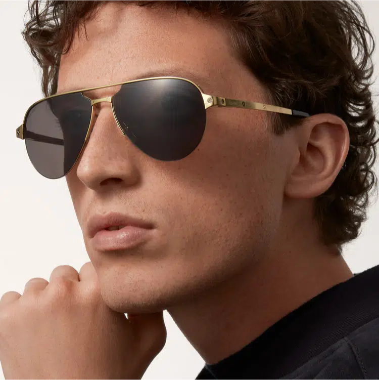 Cartier men’s aviators sunglasses