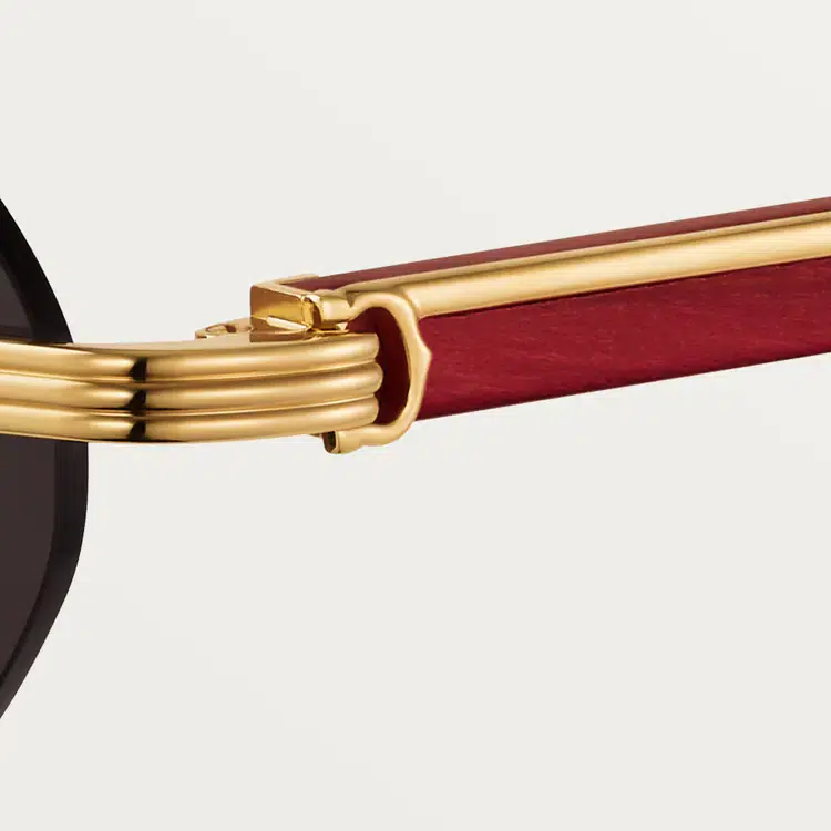 Cartier red eyewear details