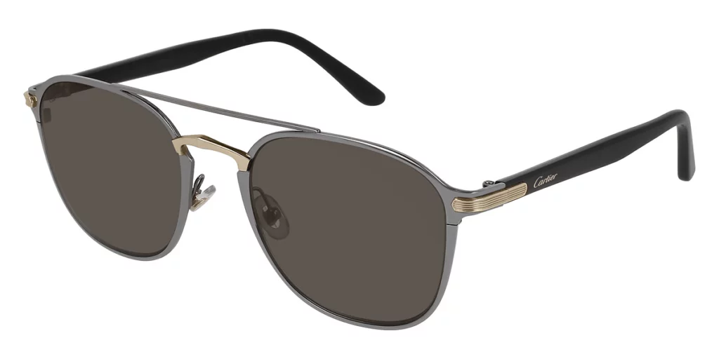 Cartier™ CT0012S Gold/Black Première De Cartier sunglasses