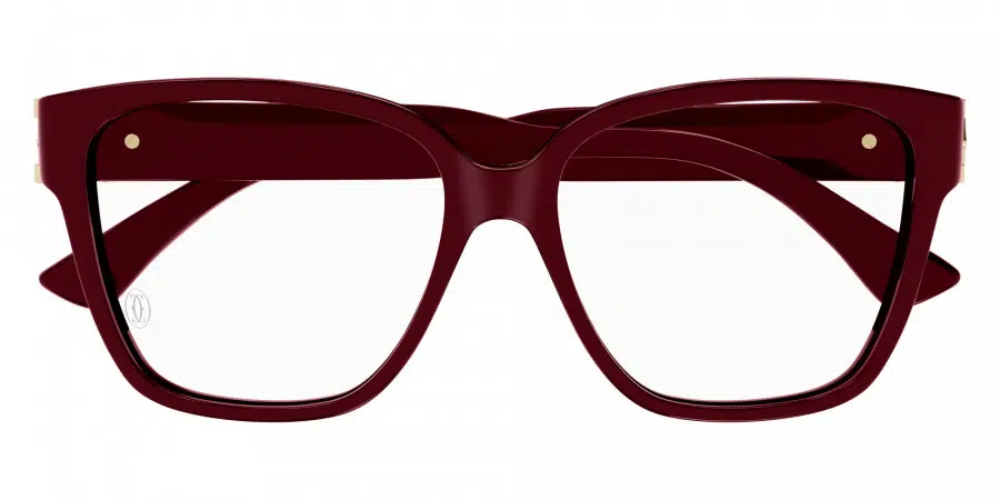 CT0451O 004 Cartier C Décor red eyeglasses